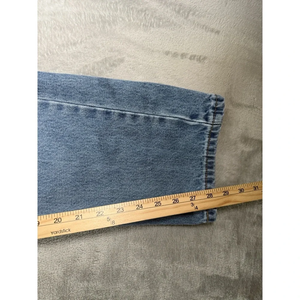 Levis 505 Jeans Mens 33x30 Blue Denim Regular Straight Fit